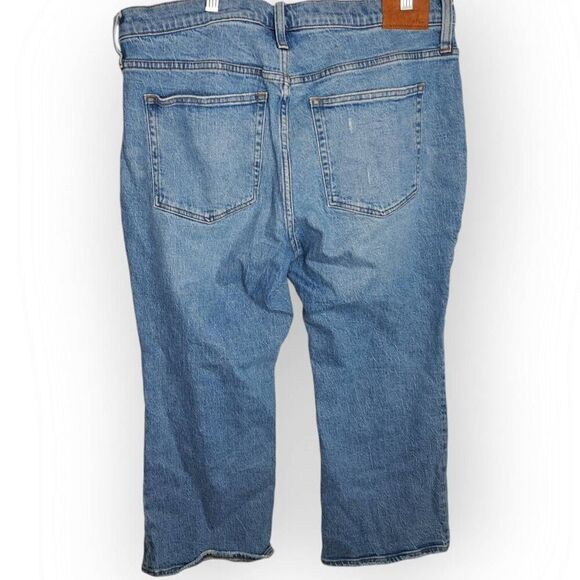 J. Crew Women's Petite Plus Size 9'' Billie Demi-Boot Crop Jean Rocky Shore Wash - Picture 6 of 10